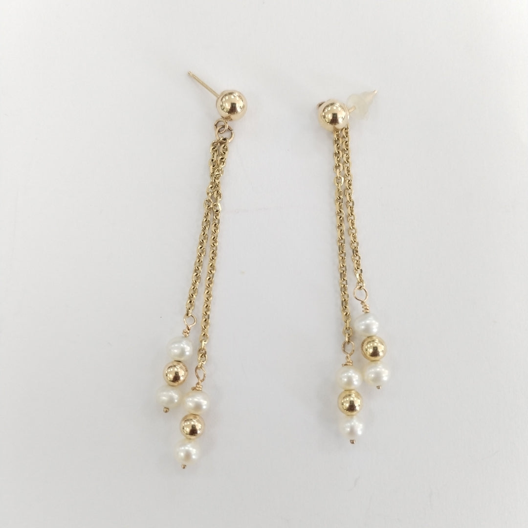 BROQUELES PAR ORO 14 K 2 GRMS (SEMINUEVO)