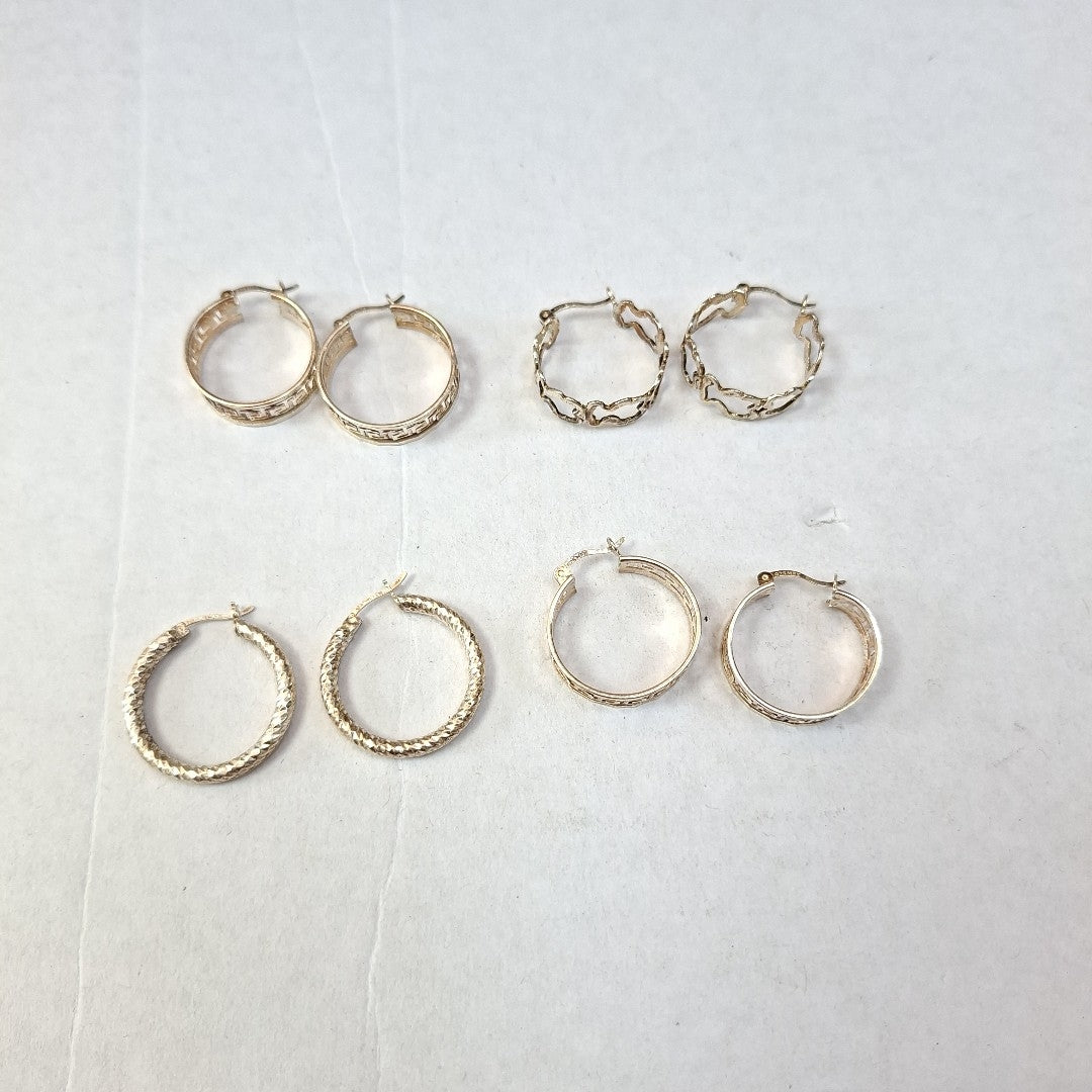 ARRACADAS PAR PLATA 12.8 GRMS (SEMINUEVO)
