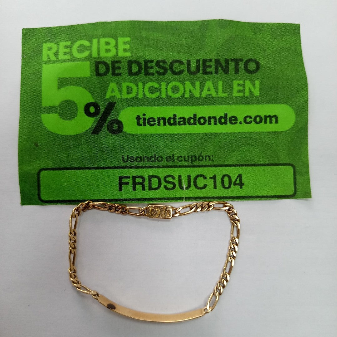 ESCLAVA ORO 14 K 7.8 GRMS (SEMINUEVO)
