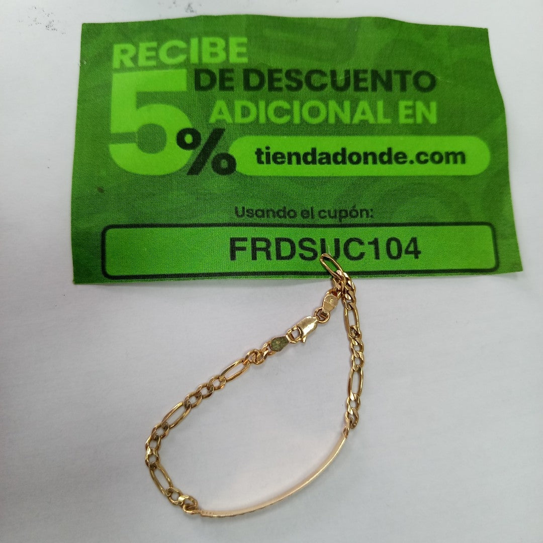 ESCLAVA ORO 14 K 4.8 GRMS (SEMINUEVO)