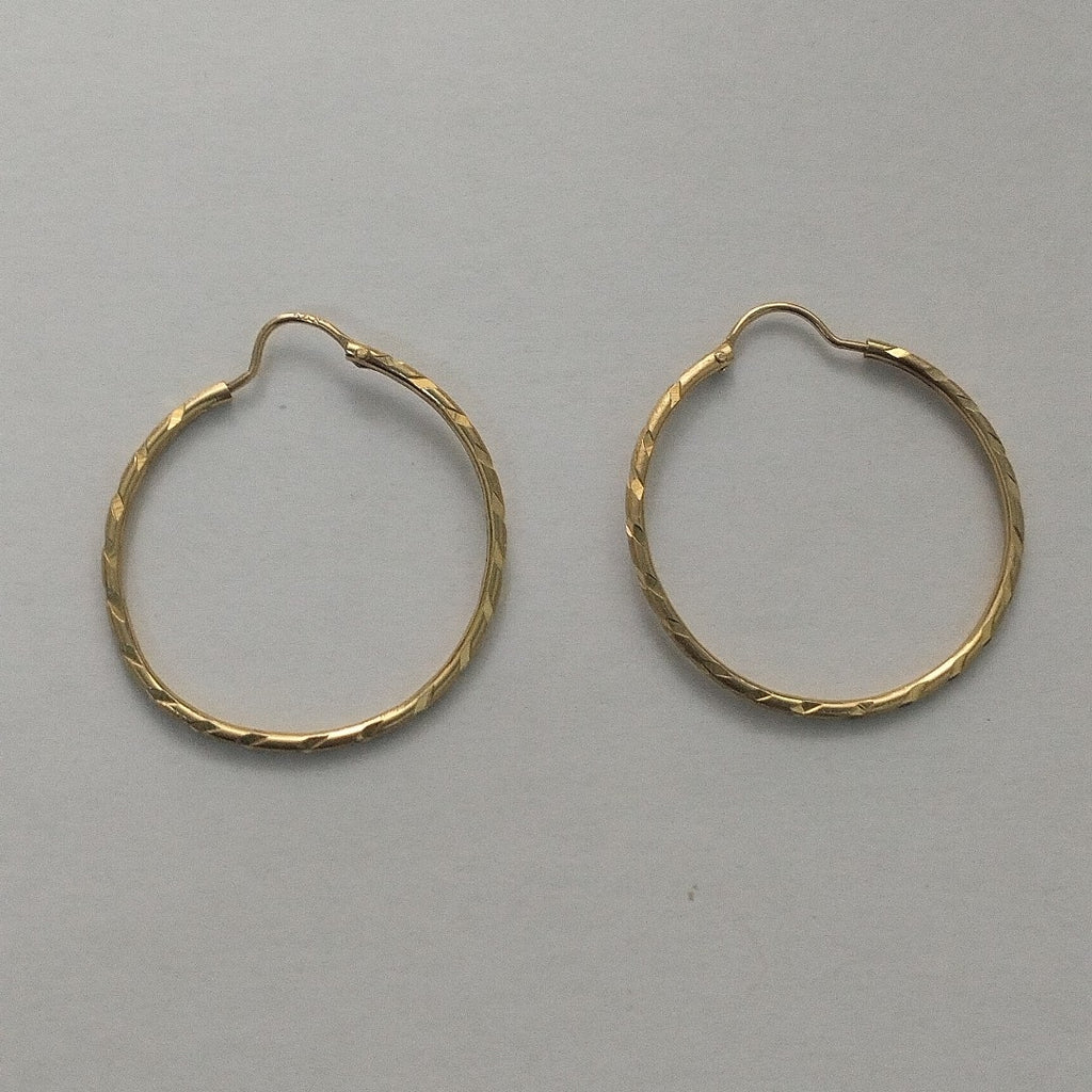 ARRACADAS PAR ORO 14 K 1.5 GRMS (SEMINUEVO)