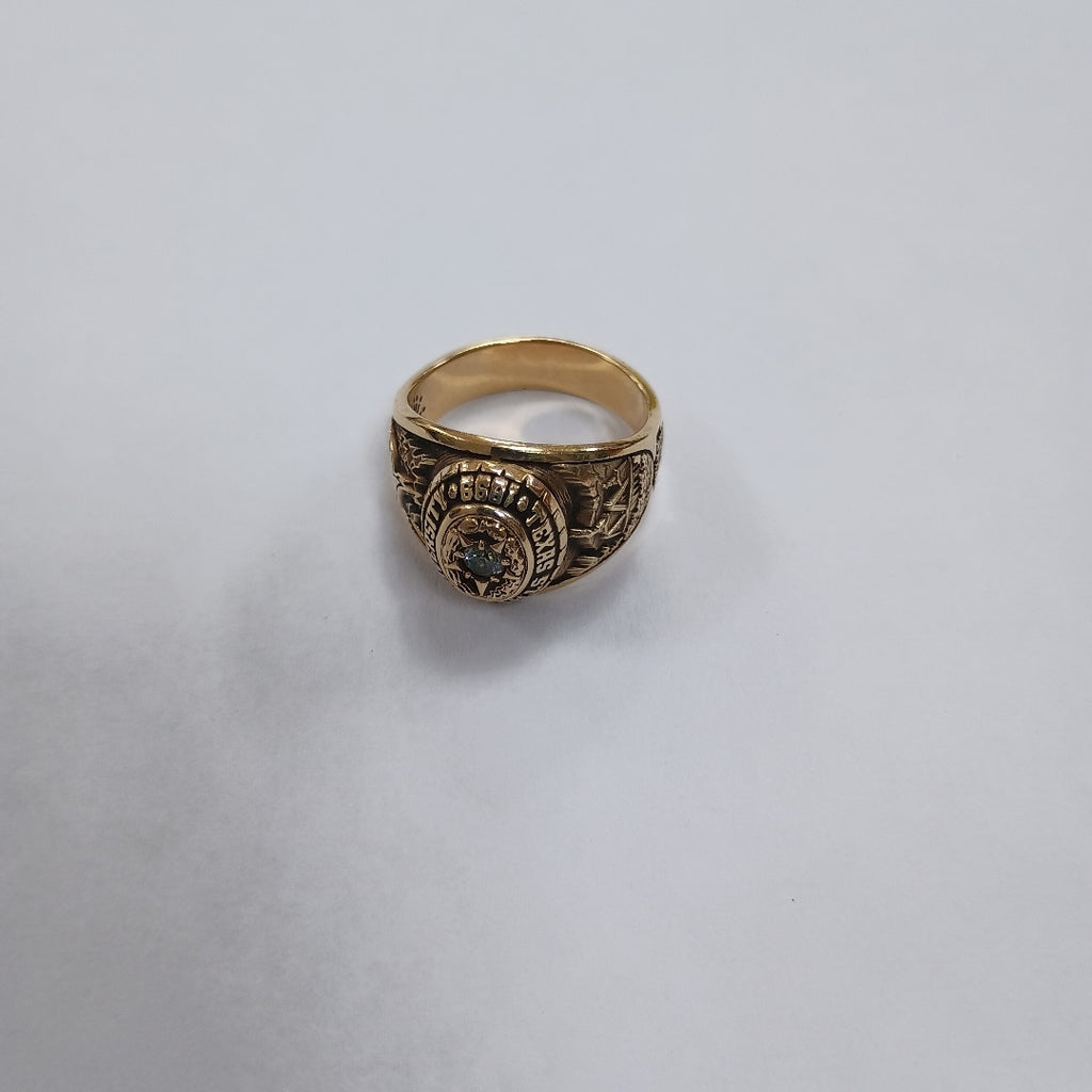 ANILLO DE GRADUACIÓN ORO 10 K 9,30 GRMS (SEMINUEVO)