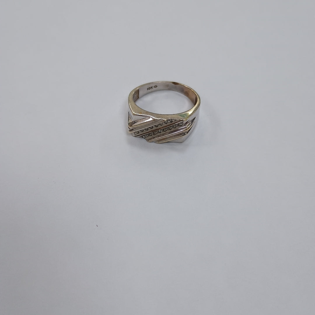 ANILLO ORO BLANCO 10 K 4,20 GRMS (SEMINUEVO)