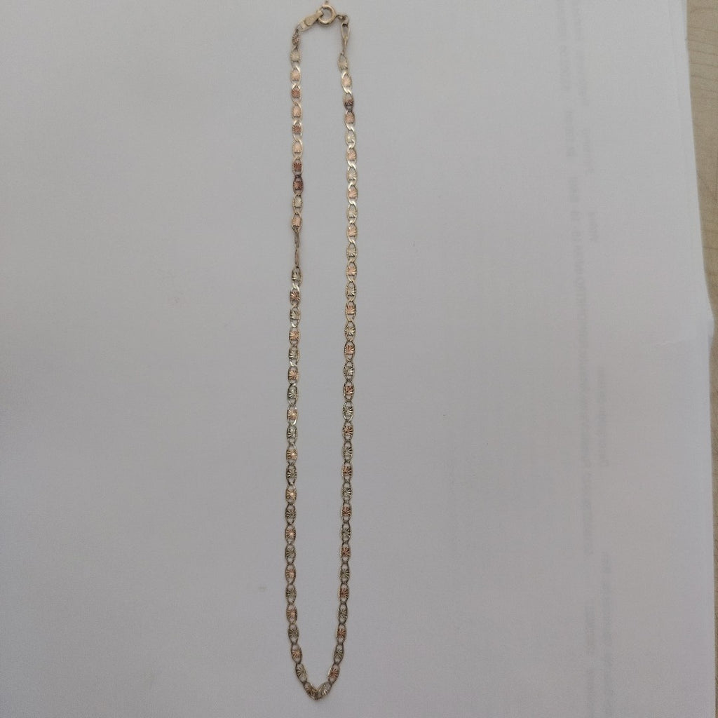 CADENA ORO, ORO COMBINADO 10 K 3.2 GRMS (SEMINUEVO)