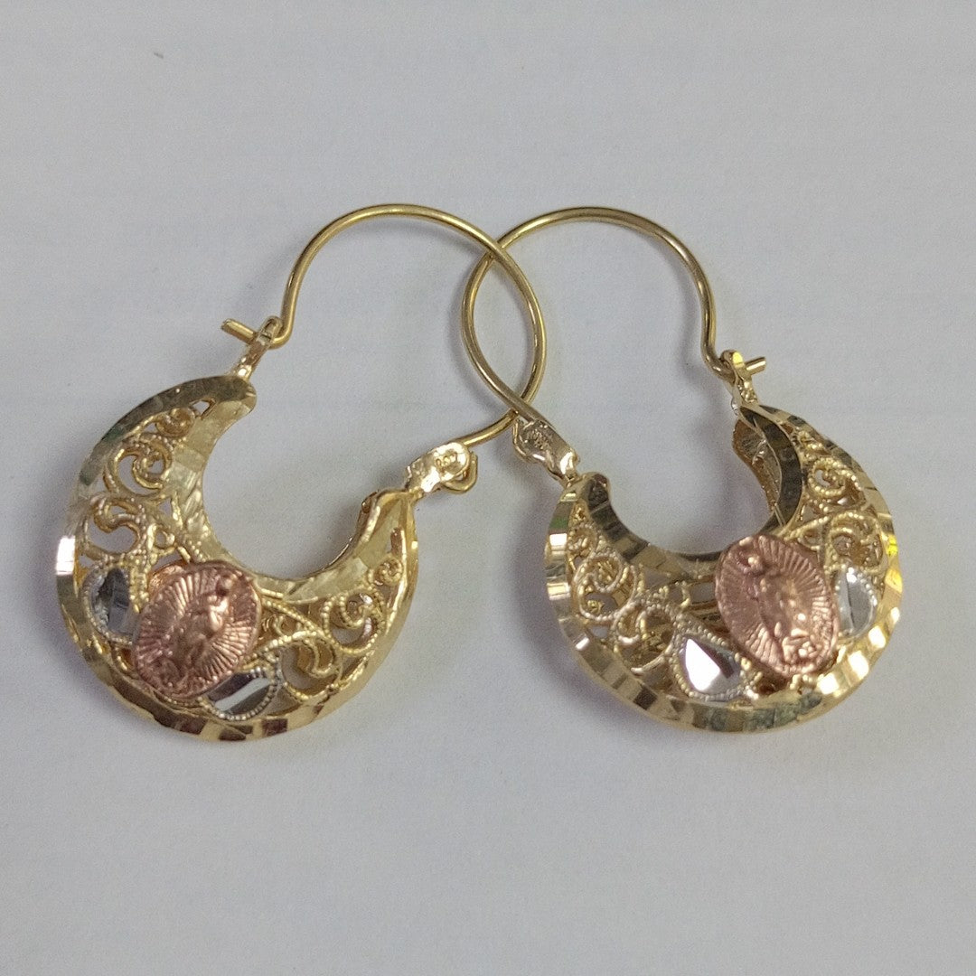 ARRACADAS PAR ORO 14 K 3.6 GRMS (SEMINUEVO)