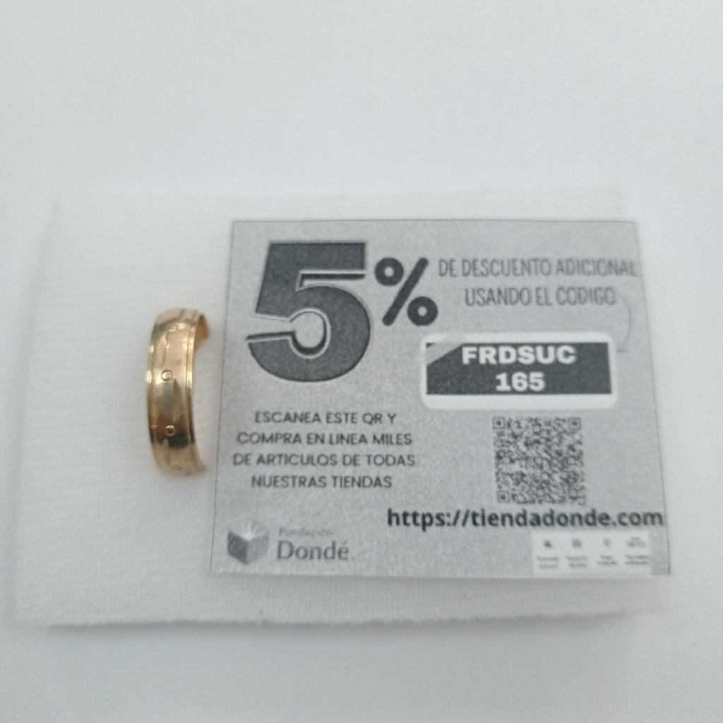 ARGOLLA ORO 10 K 1.6 GRMS (SEMINUEVO)