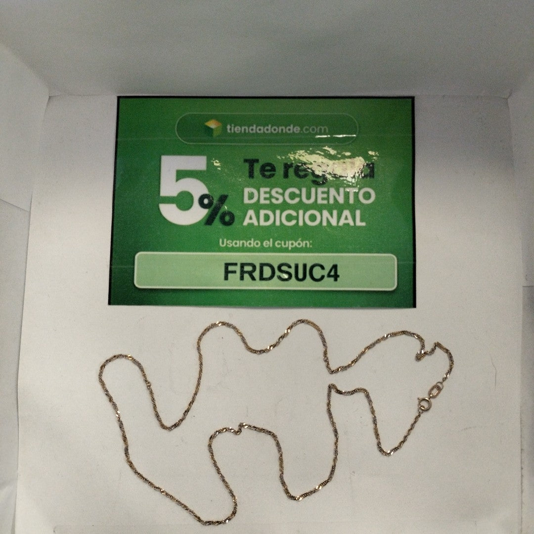 CADENA ORO 14 K 1,70 GRMS (SEMINUEVO)