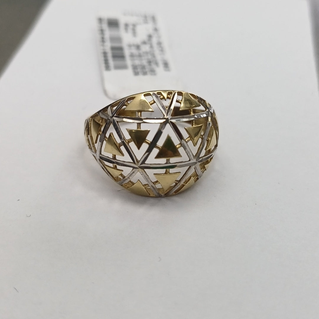 ANILLO ORO, ORO COMBINADO 14 K 2.2 GRMS (SEMINUEVO)