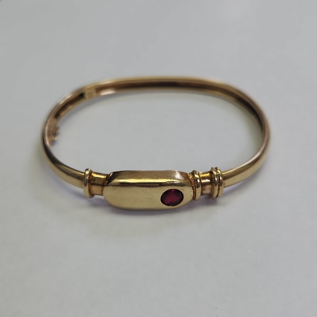 PULSERA RIGIDA ORO 14 K 13,80 GRMS (SEMINUEVO)
