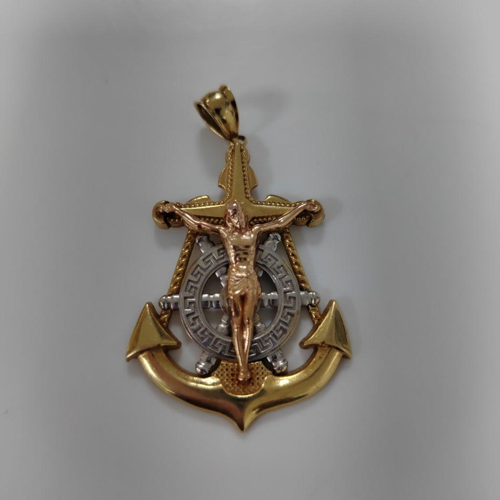 DIJE ORO COMBINADO 14 K 6,80 GRMS (SEMINUEVO)