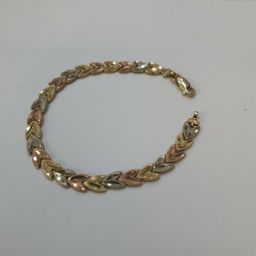 PULSERA ORO,ORO COMBINADO 14 K 6,70 GRMS (SEMINUEVO)