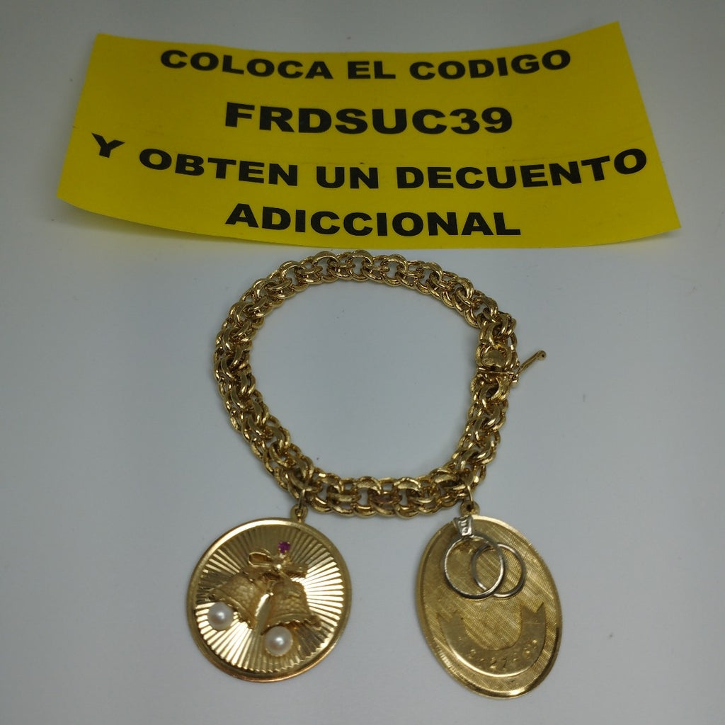 PULSERA ORO 14 K 38.8 GRMS (SEMINUEVO)