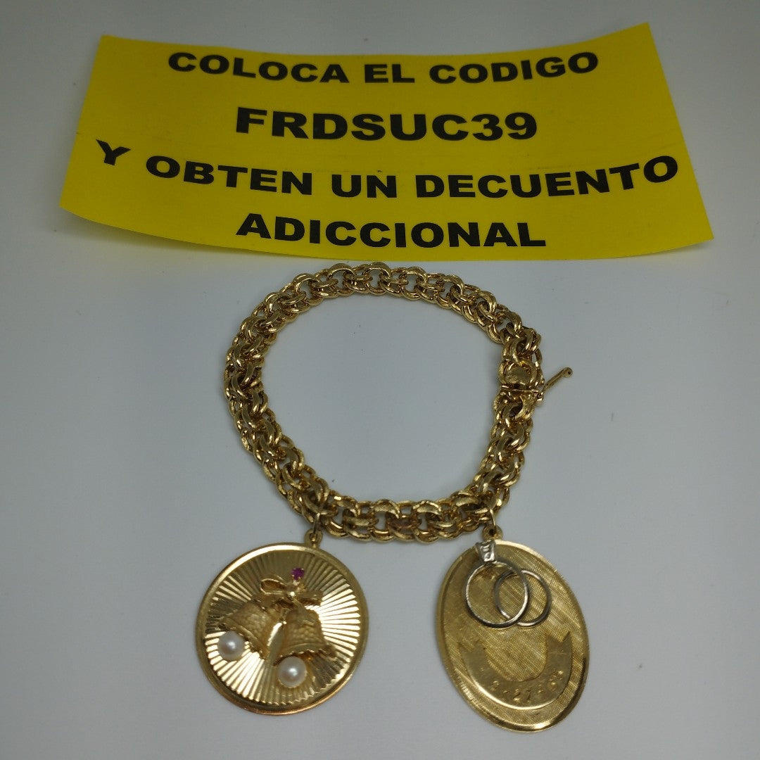 PULSERA ORO 14 K 38.8 GRMS (SEMINUEVO)