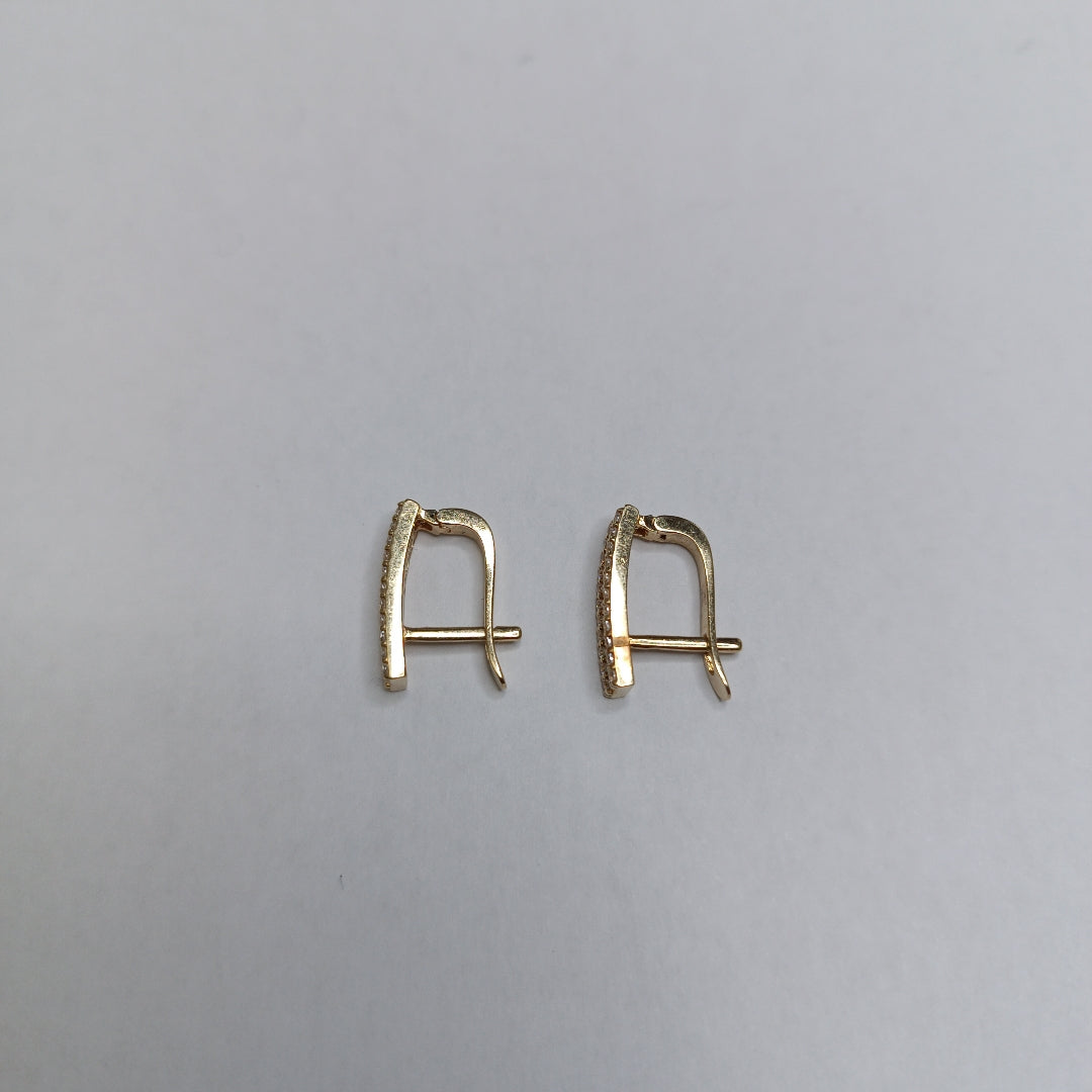 ARETES PAR ORO 14 K 2.8 GRMS (SEMINUEVO)