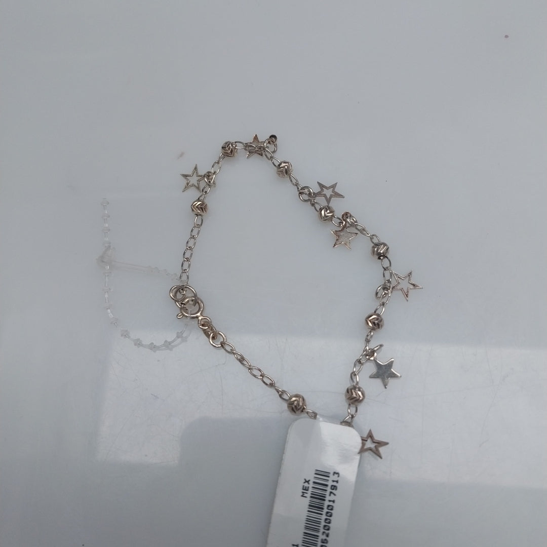 PULSERA TEJIDO ESPECIAL PLATA .925 18 CM 3.1 GR (NUEVO)