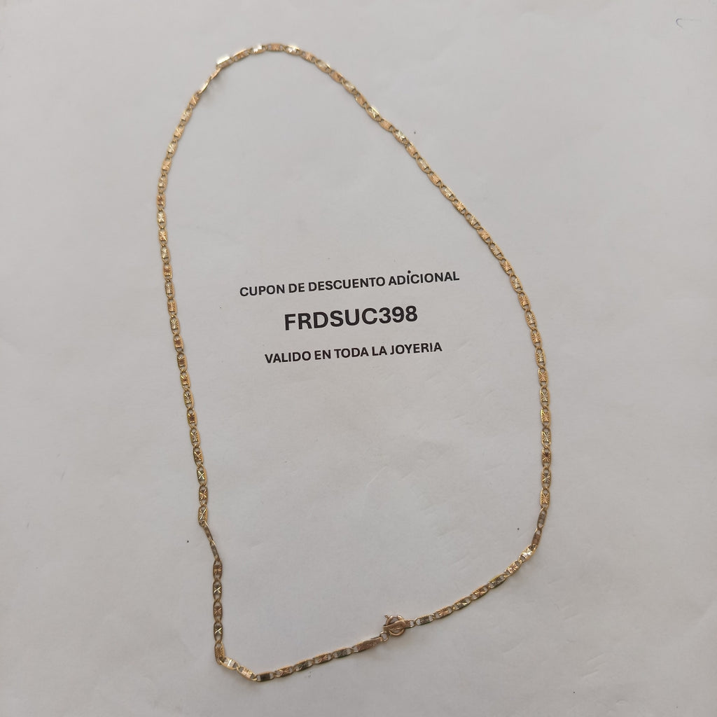 CADENA ORO 10 K 3.6 GRMS (SEMINUEVO)