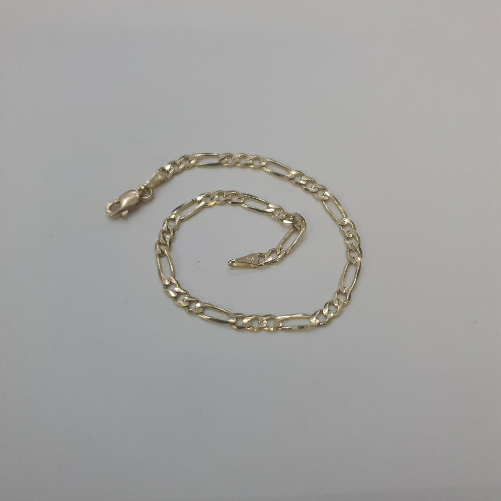 PULSERAS TEJIDO 3X1 ORO 14K 18 CM 2.9 GR (NUEVO)