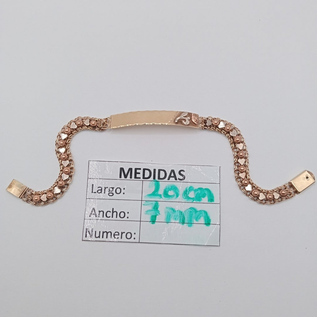 ESCLAVA ORO COMBINADO 14 K 10.9 GRMS (SEMINUEVO)
