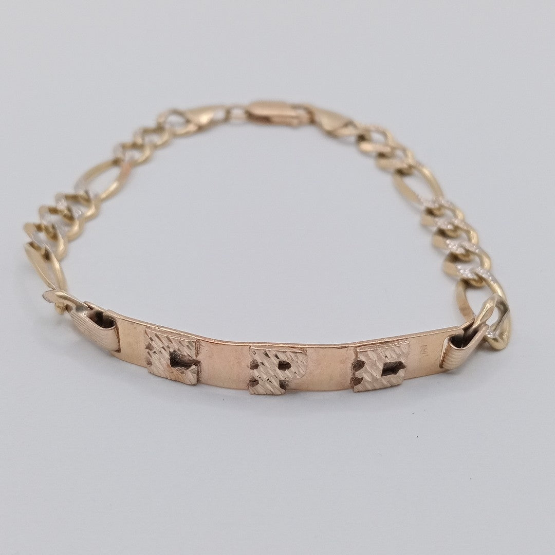 ESCLAVA ORO 14 K 12.6 GRMS (SEMINUEVO)