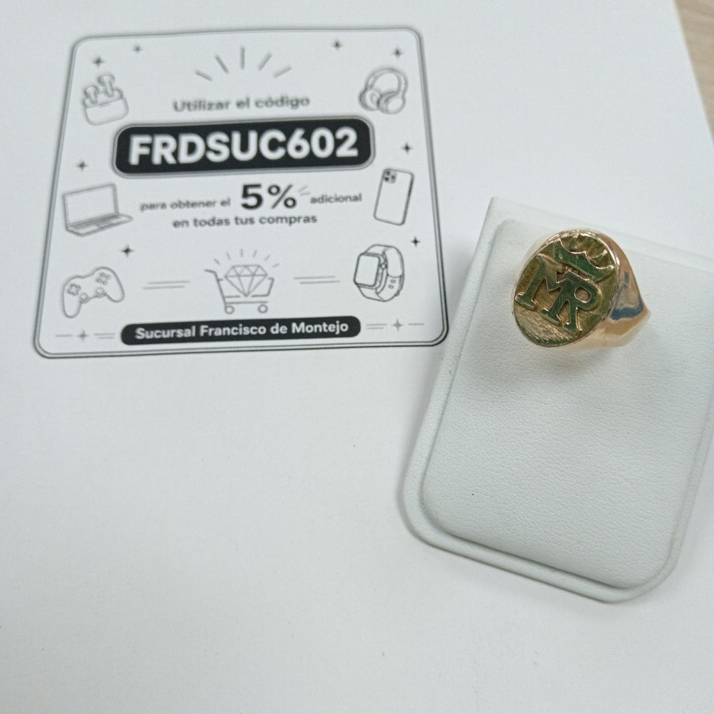 ANILLO ORO 14 K 7,10 GRMS (SEMINUEVO)