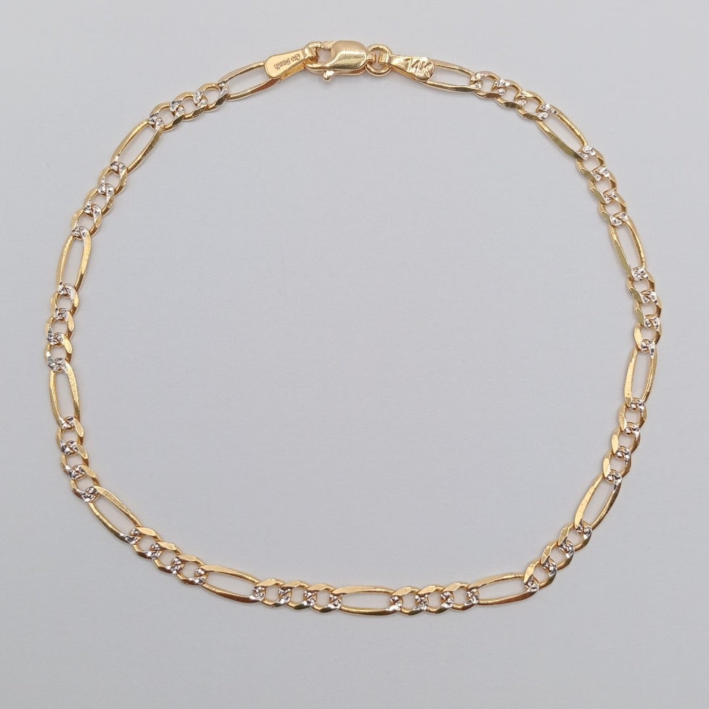 PULSERA ORO, RODIADO 14 K 3.3 GRMS (SEMINUEVO)