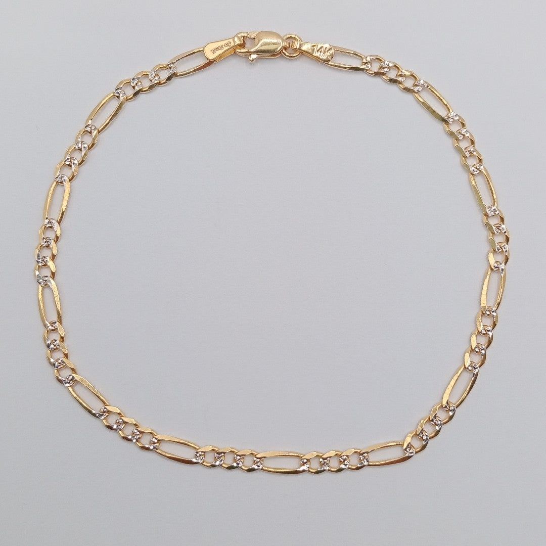 PULSERA ORO, RODIADO 14 K 3.3 GRMS (SEMINUEVO)