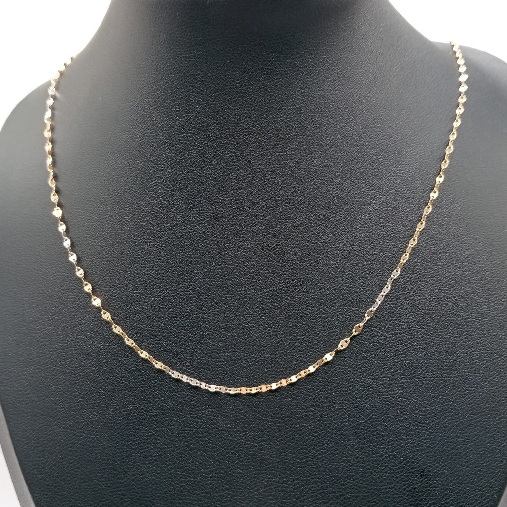 CADENA ORO,ORO COMBINADO 14 K 1,40 GRMS (SEMINUEVO)