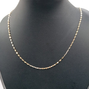 CADENA ORO,ORO COMBINADO 14 K 1,40 GRMS (SEMINUEVO)