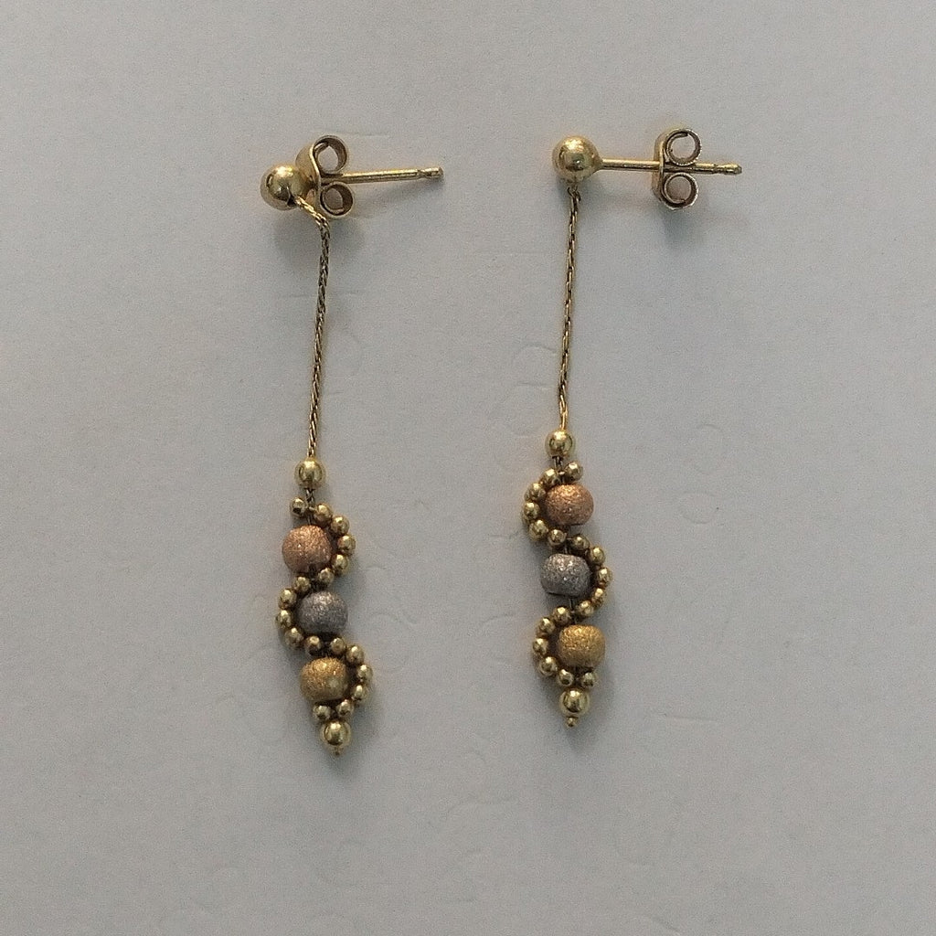 ARETES PAR ORO 14 K 1.5 GRMS (SEMINUEVO)