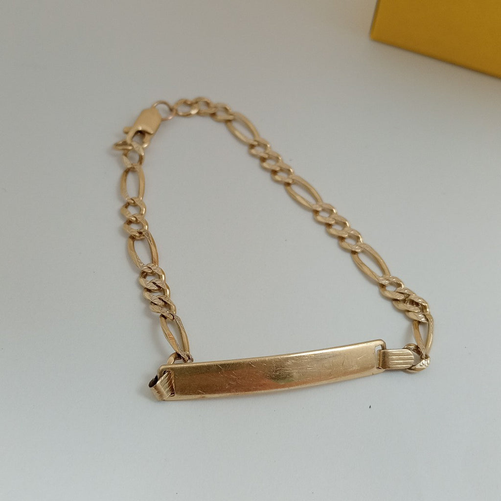ESCLAVA ORO, RODIADO 14 K 6.5 GRMS (SEMINUEVO)