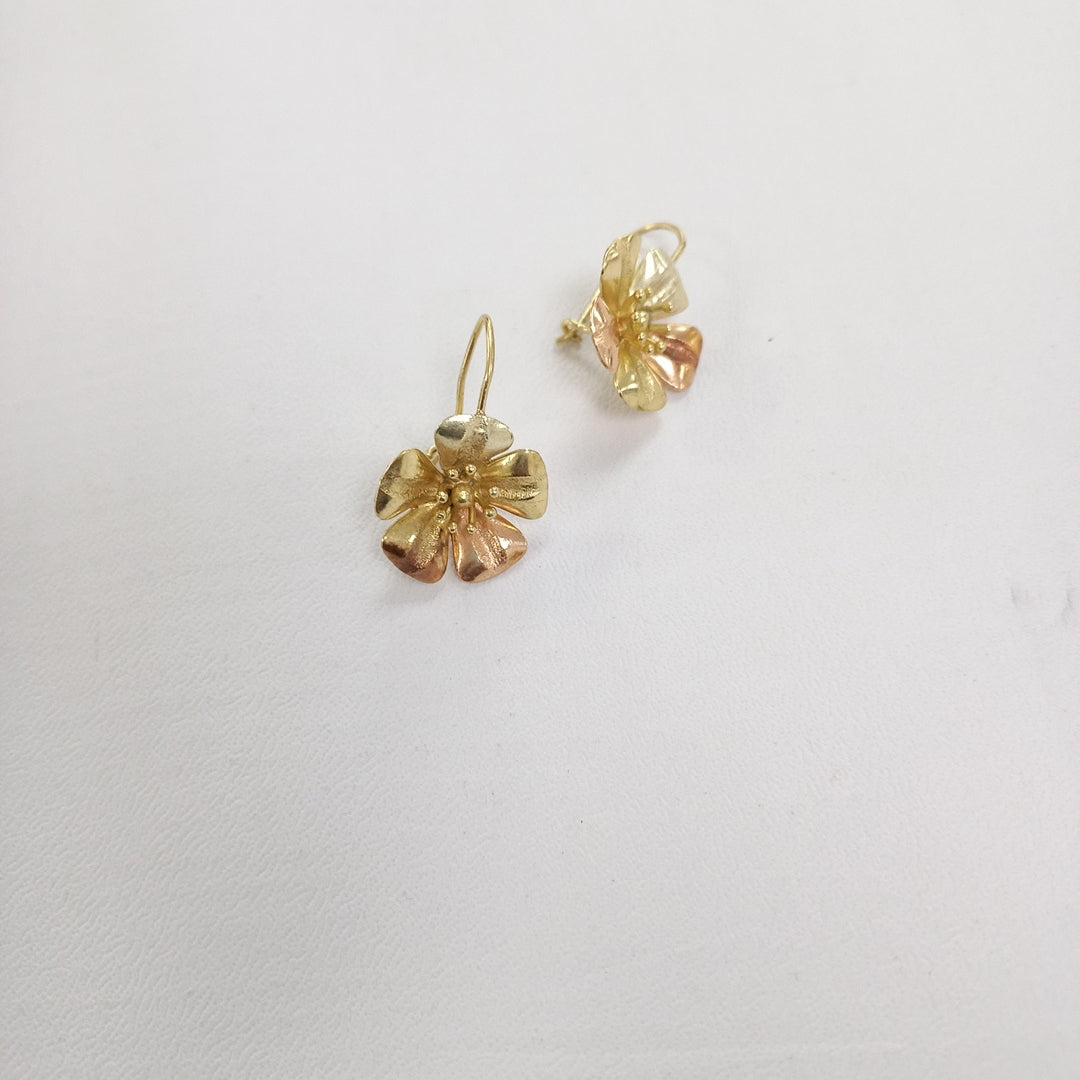 ARETES PAR ORO 14 K 3.3 GRMS (SEMINUEVO)