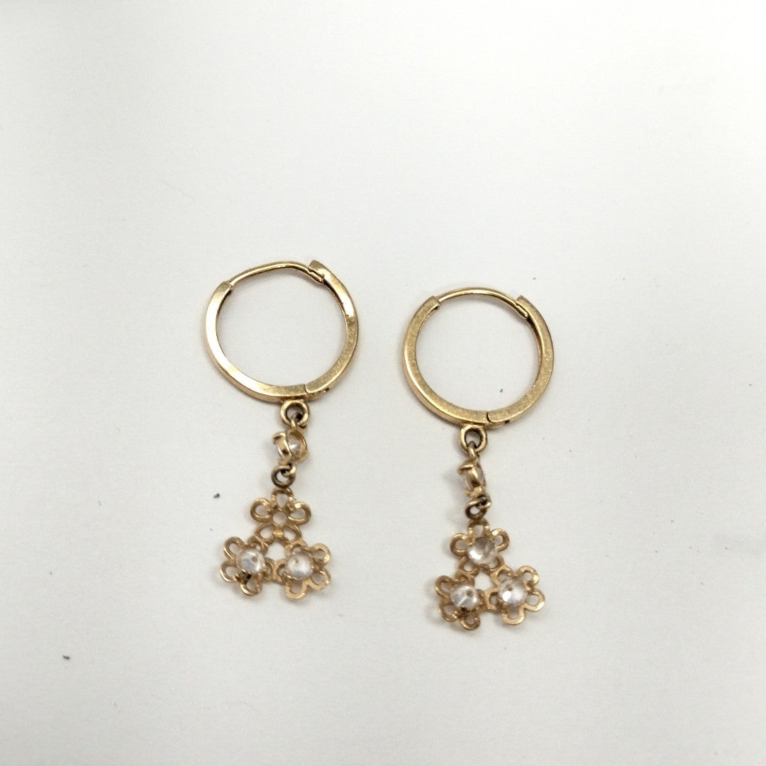 ARRACADAS PAR ORO 14 K 1,90 GRMS (SEMINUEVO)