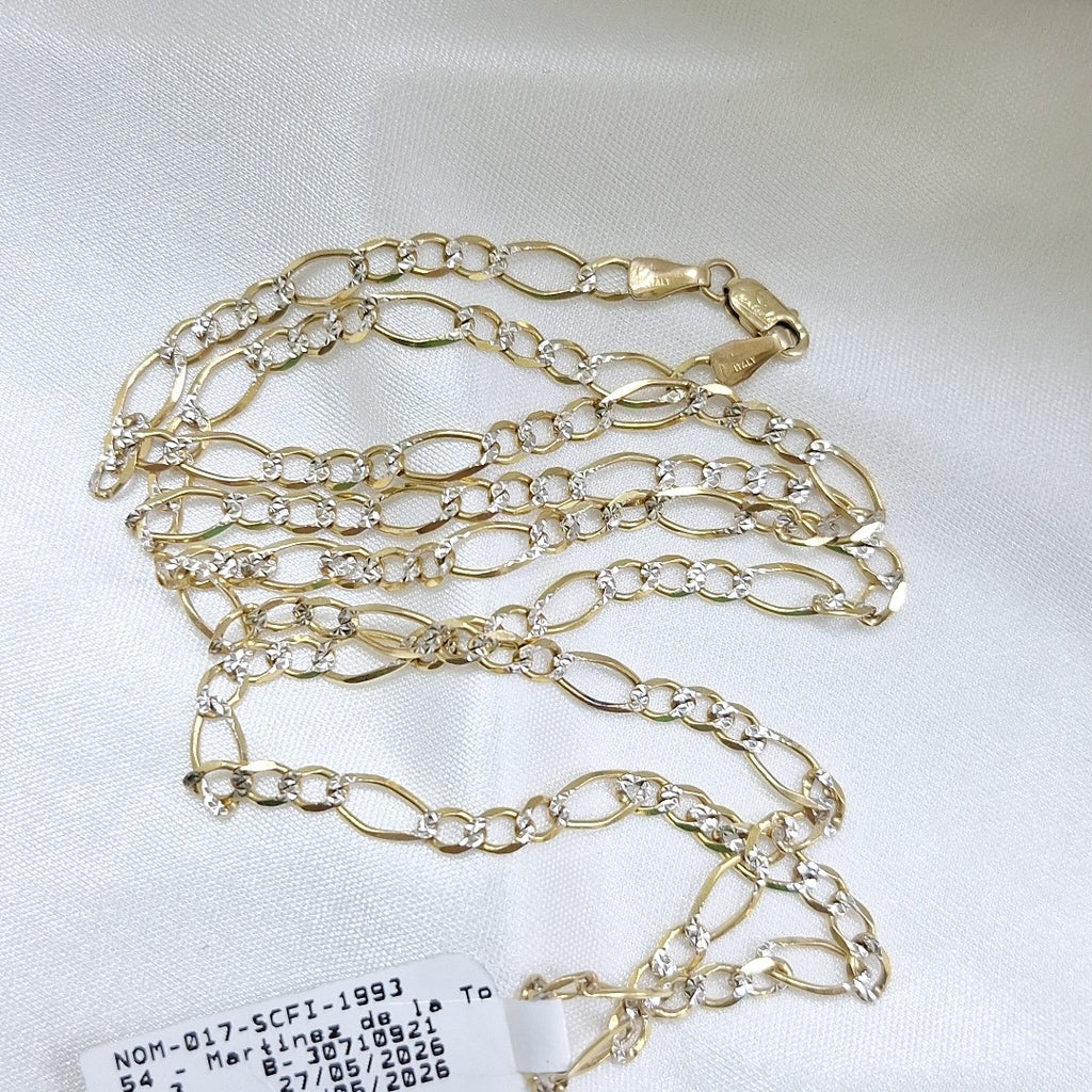 CADENA ORO, RODIADO 10 K 7.6 GRMS (SEMINUEVO)