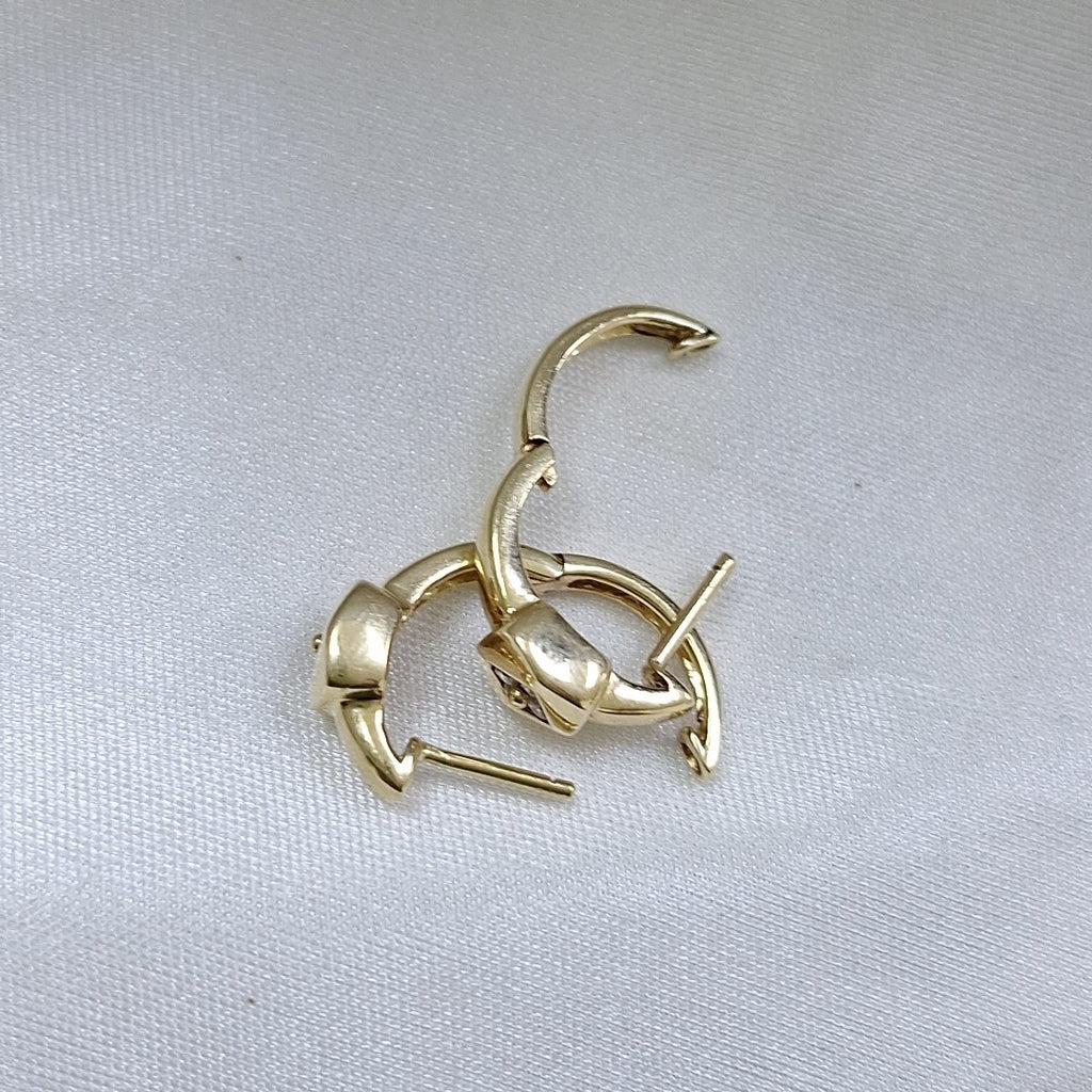 ARETES PAR ORO 14 K 3.1 GRMS (SEMINUEVO)