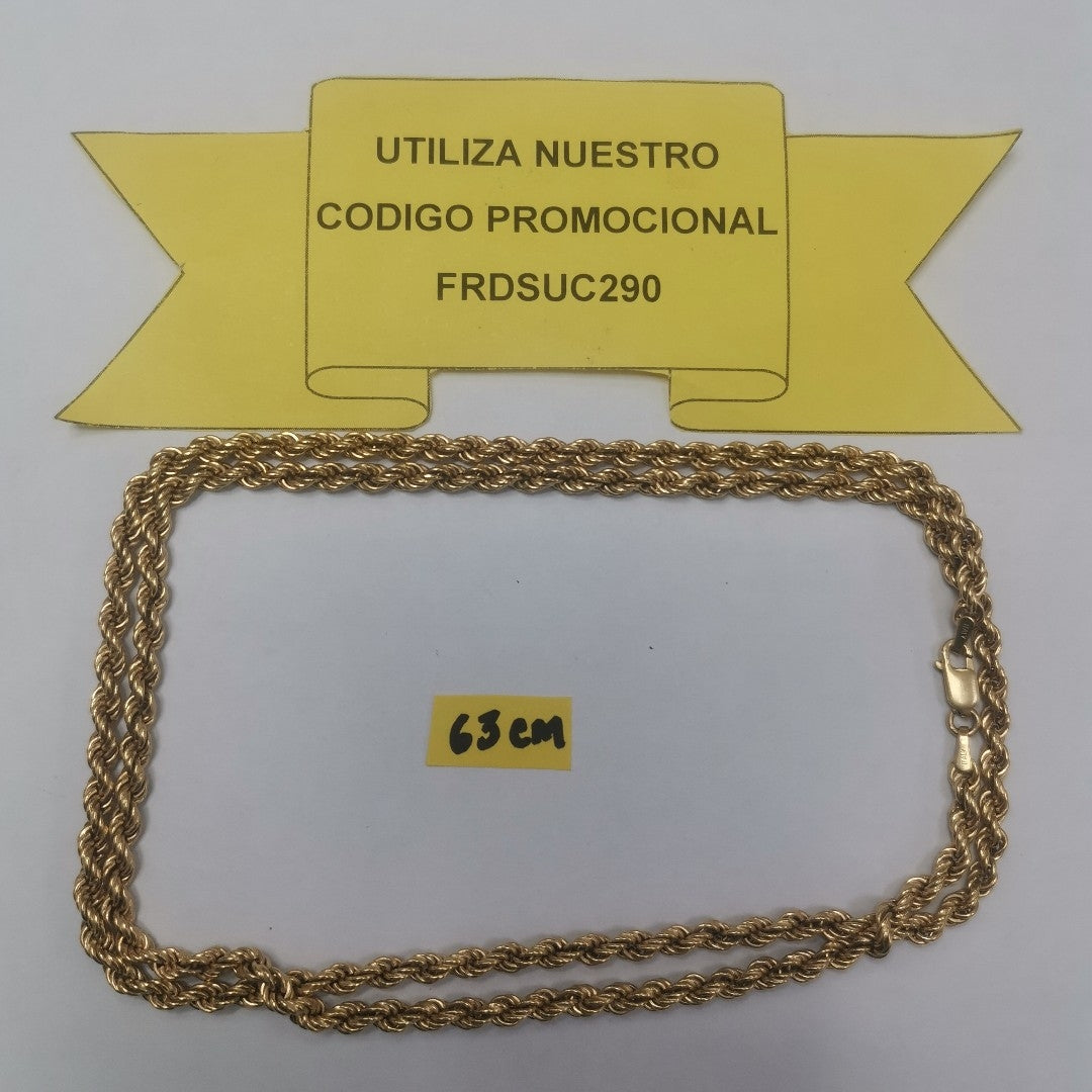 CADENA ORO 14 K 8.3 GRMS (SEMINUEVO)