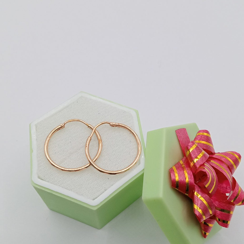 ARRACADAS PAR ORO 14 K 1.2 GRMS (SEMINUEVO)