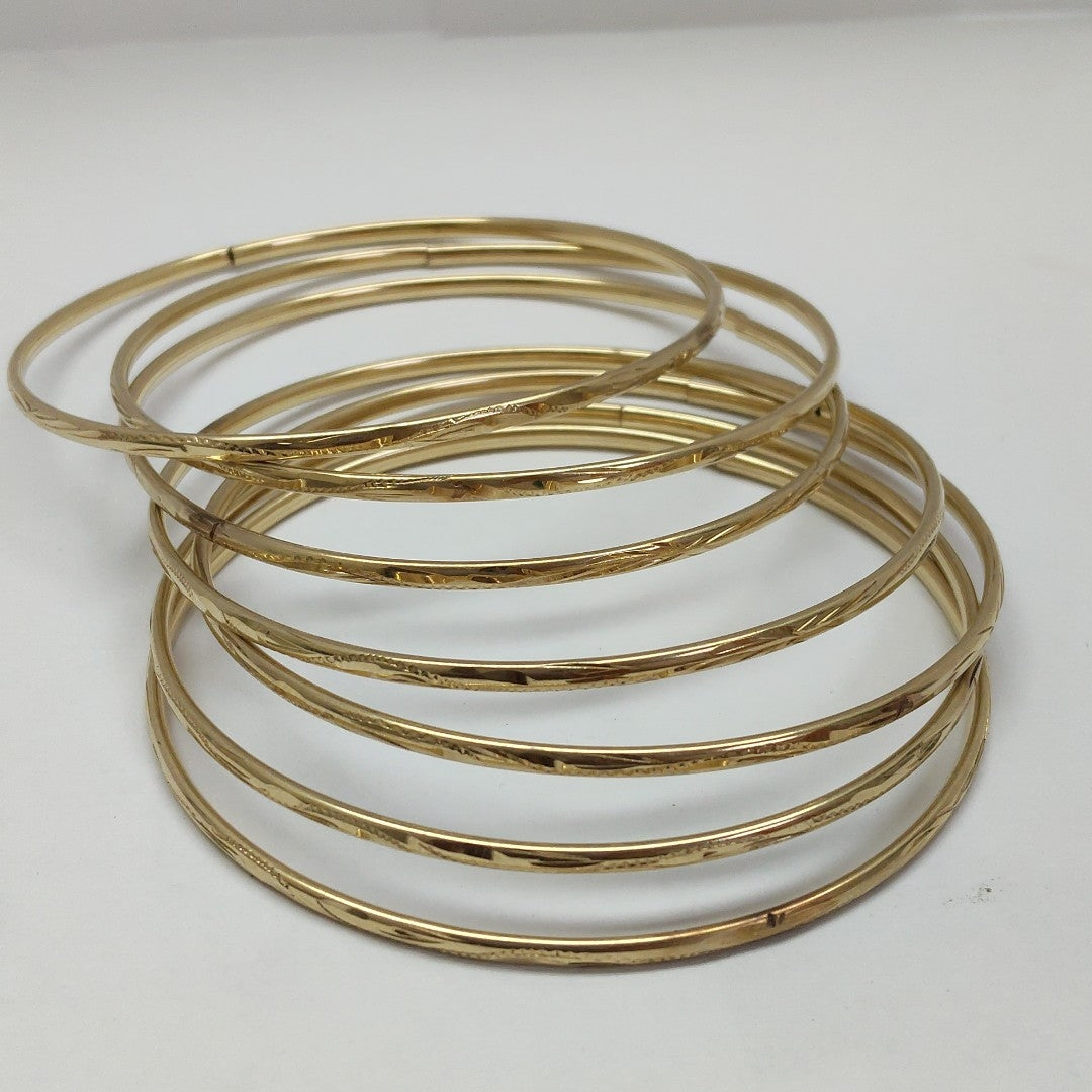 SEMANARIO DE PULSERAS ORO 10 K 22.5 GRMS (SEMINUEVO)