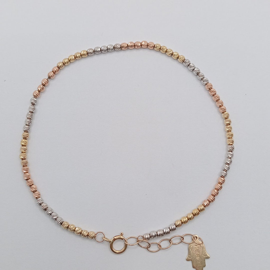 PULSERA ORO COMBINADO 10 K 2,40 GRMS (SEMINUEVO)