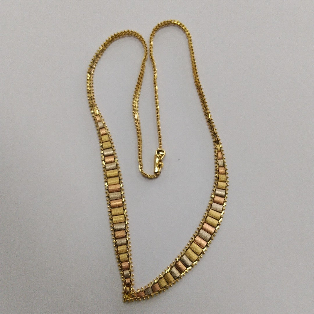 GARGANTILLA ORO, ORO COMBINADO 14 K 14 GRMS (SEMINUEVO)