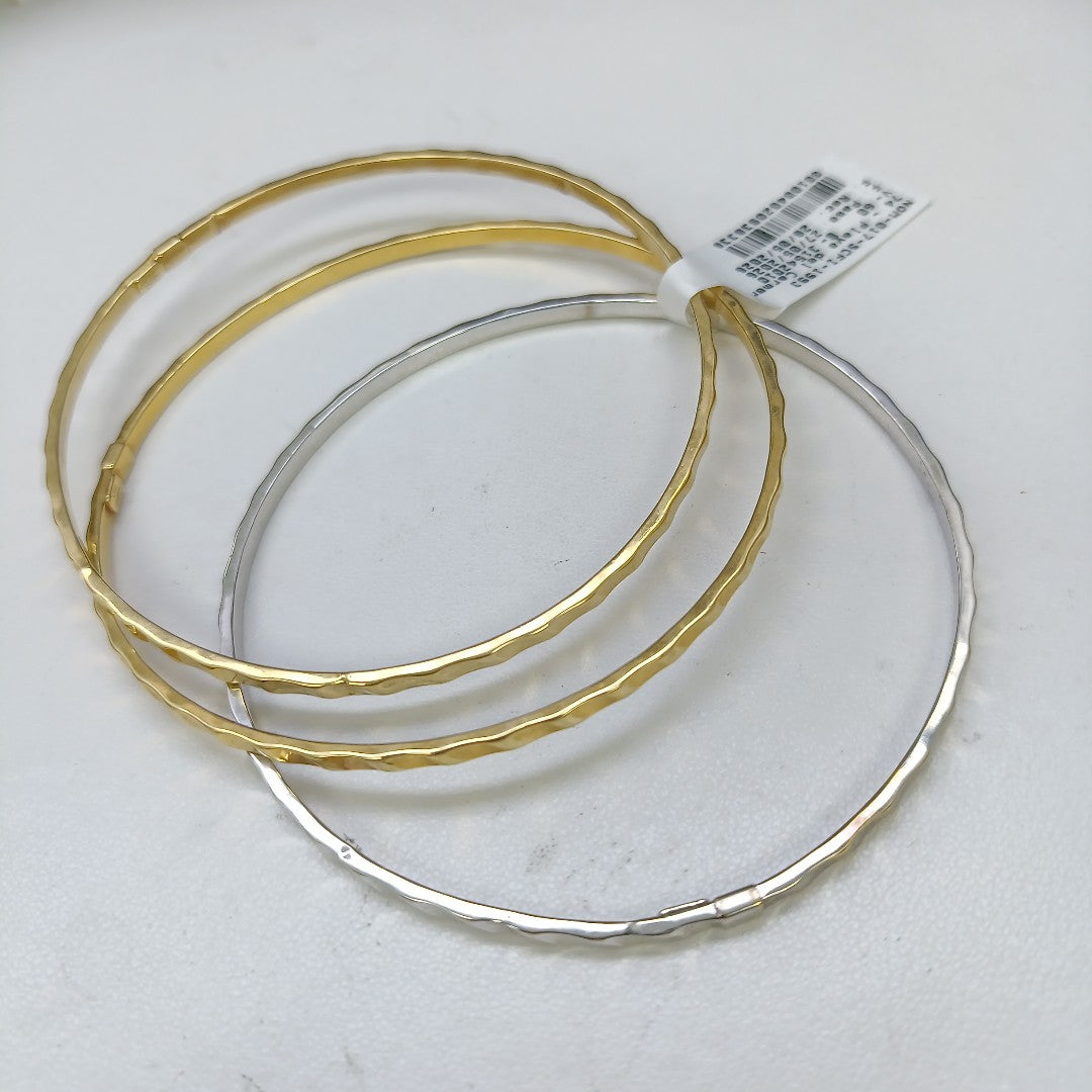 PULSERA RIGIDA ORO COMBINADO 14 K 6.6 GRMS (SEMINUEVO)