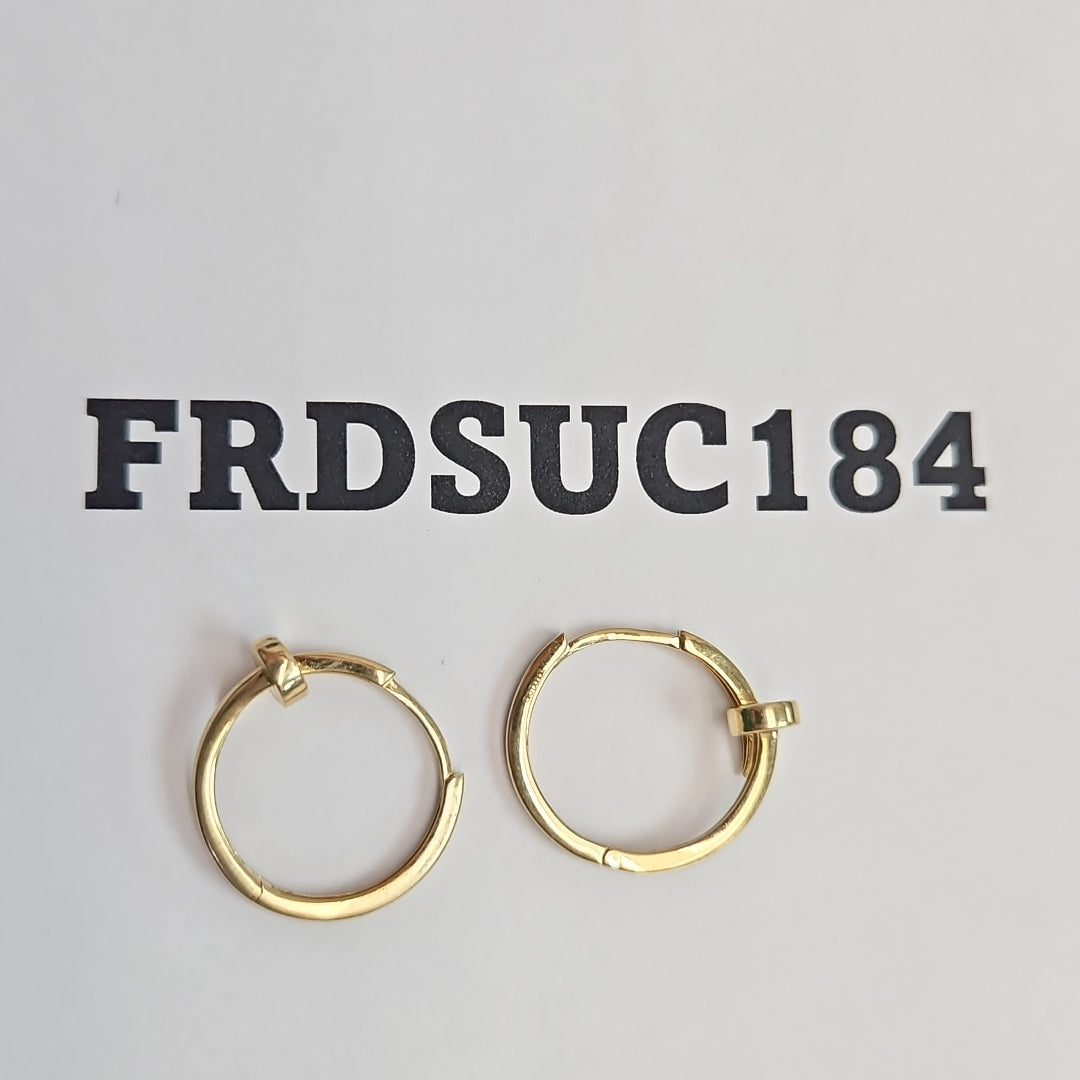 ARRACADAS PAR ORO 14 K 3.2 GRMS (SEMINUEVO)