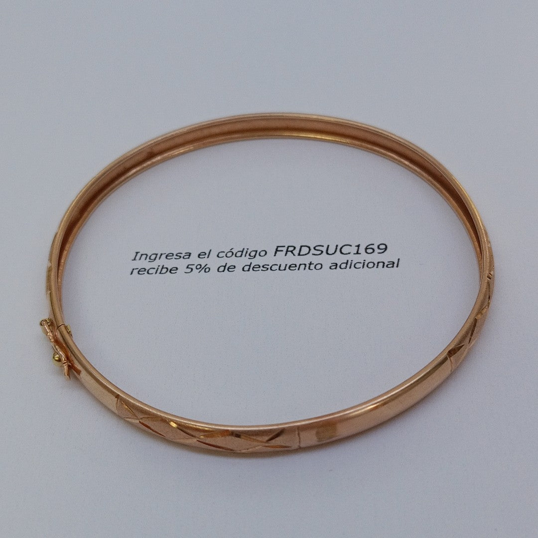 PULSERA RIGIDA ORO 10 K 6.1 GRMS (SEMINUEVO)