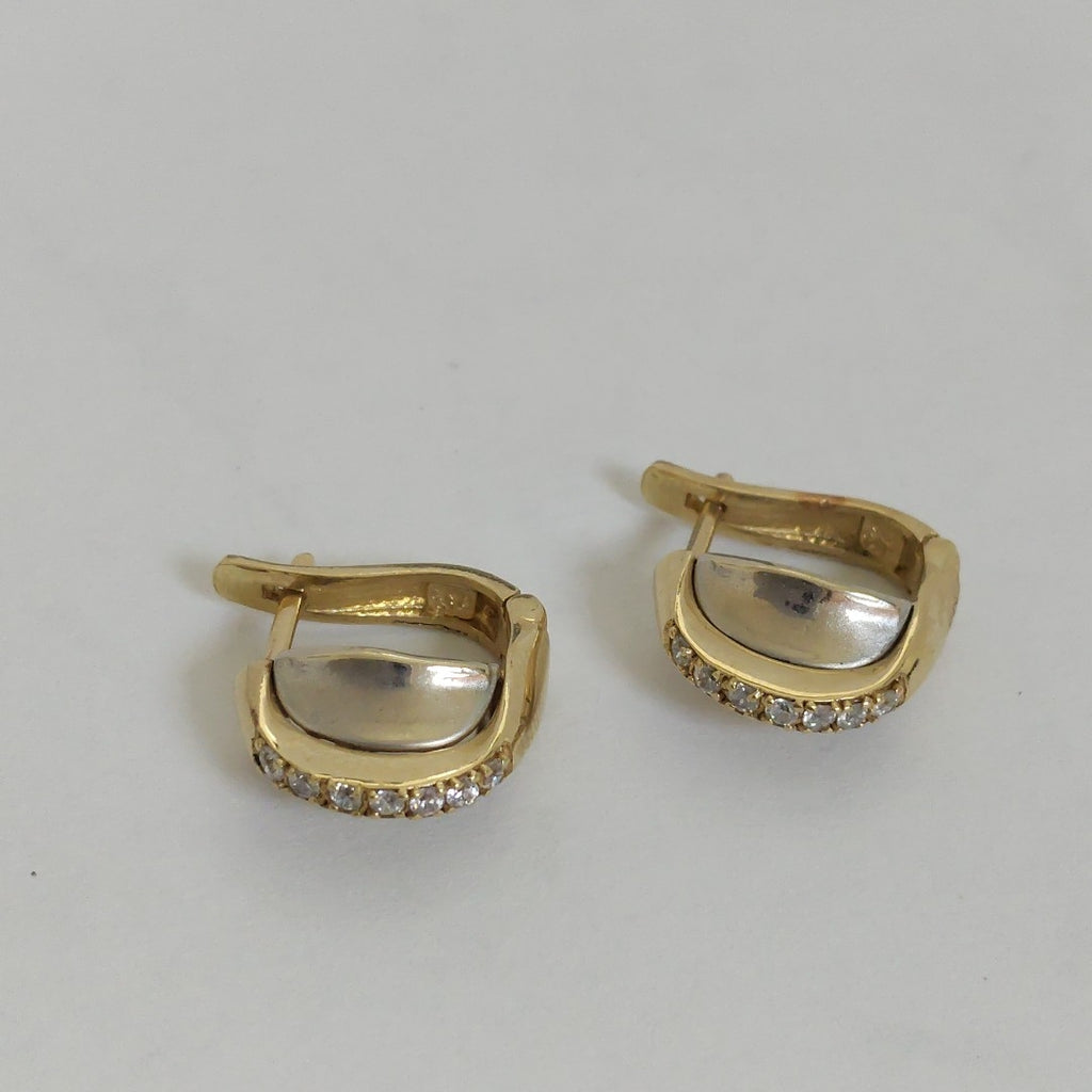 ARETES PAR ORO 14 K 5.9 GRMS (SEMINUEVO)