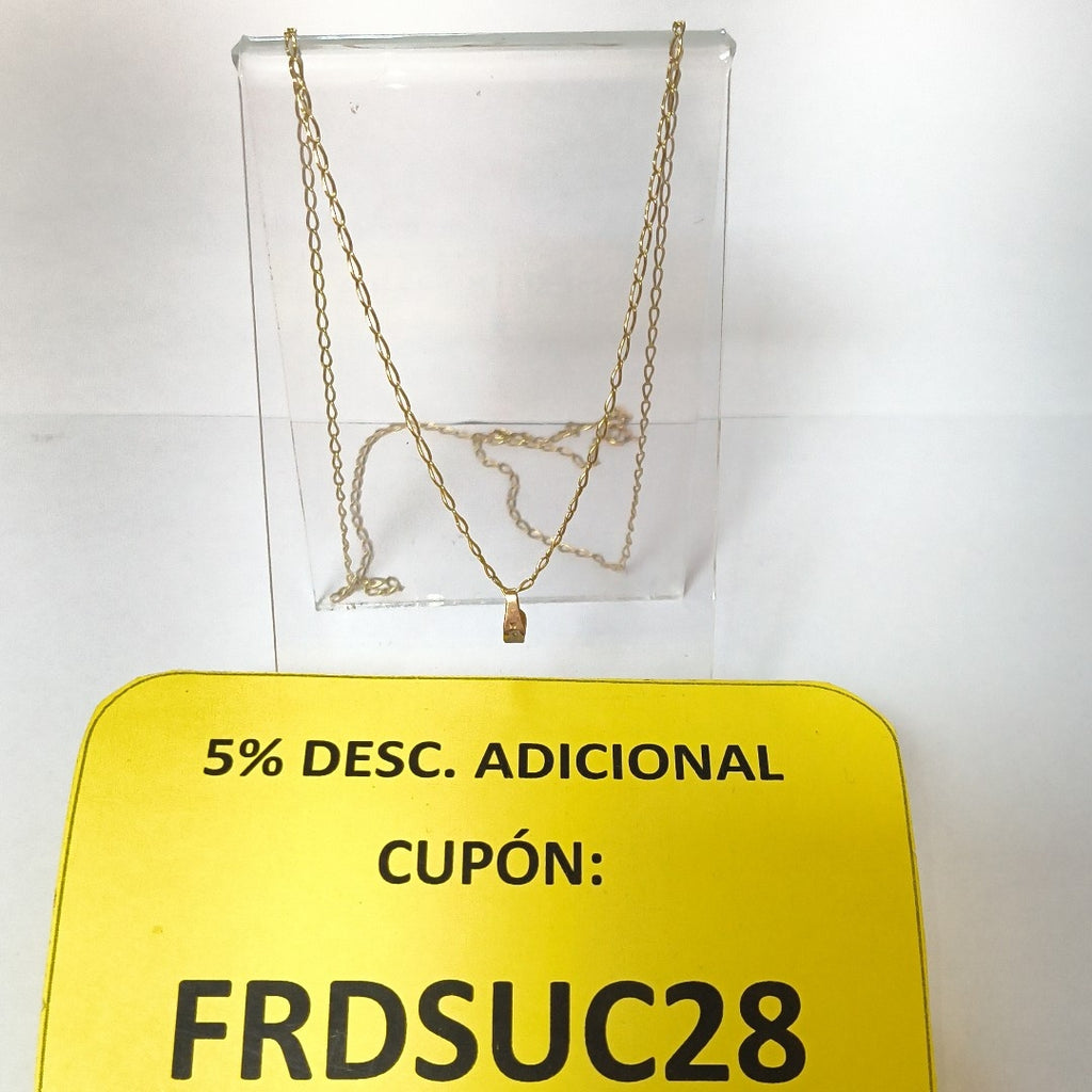 CADENA ORO 10 K 2.1 GRMS (SEMINUEVO)