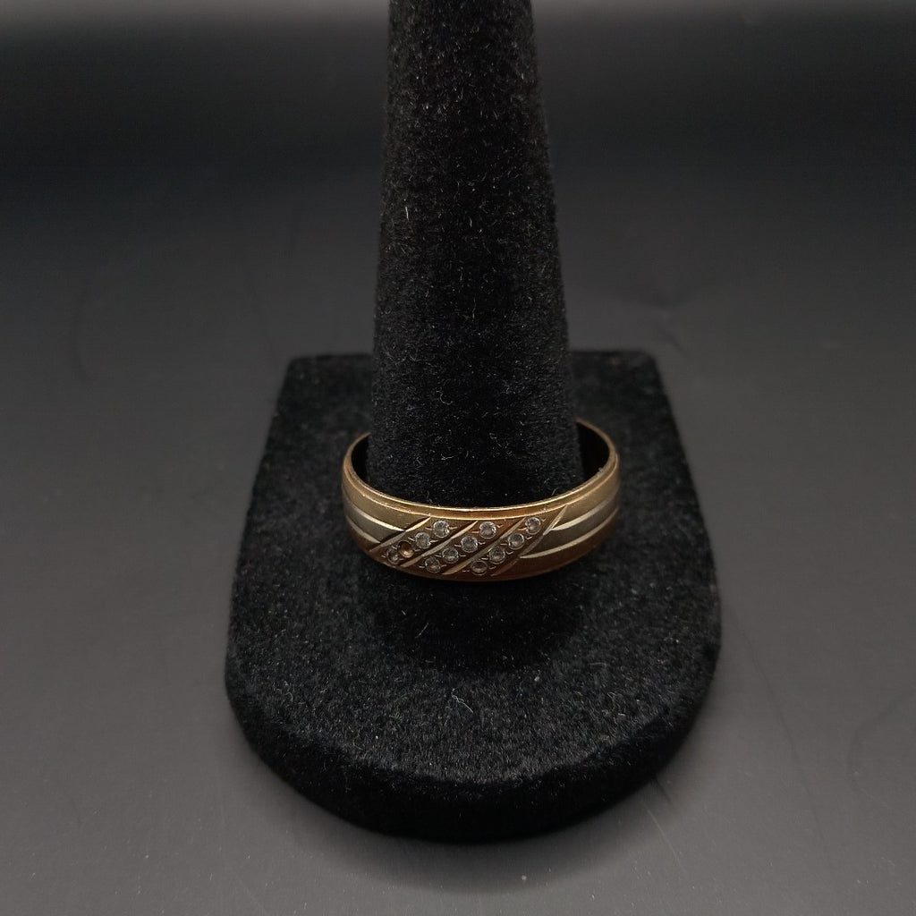ARGOLLA ORO,ORO COMBINADO 14 K 3,10 GRMS (SEMINUEVO)