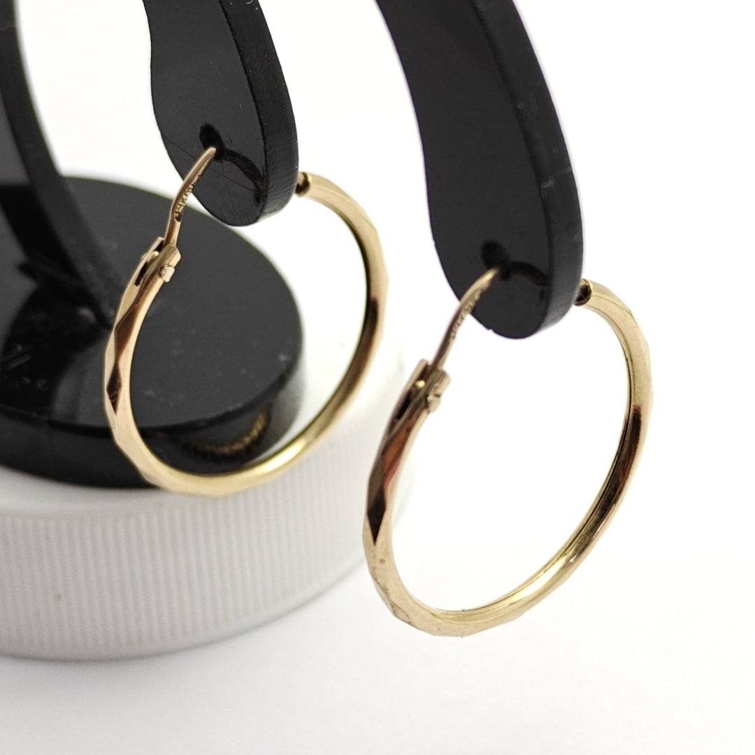ARRACADAS PAR ORO 14 K 1.3 GRMS (SEMINUEVO)
