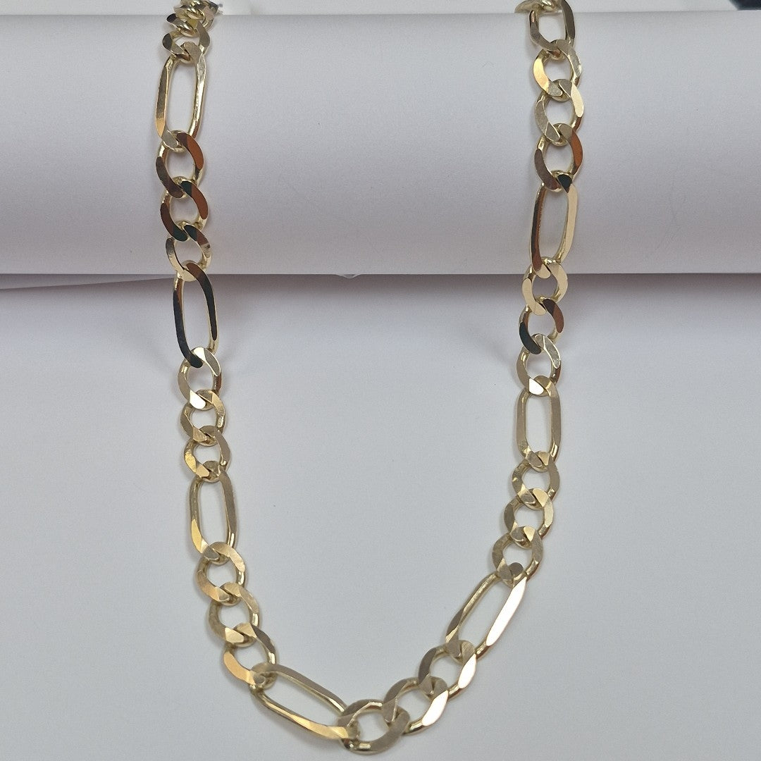 CADENA TEJIDO 3X1 ORO 14K 60 44 GR (NUEVO)