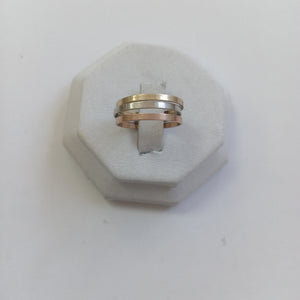 ARGOLLA ORO COMBINADO 10 K 1.8 GRMS (SEMINUEVO)