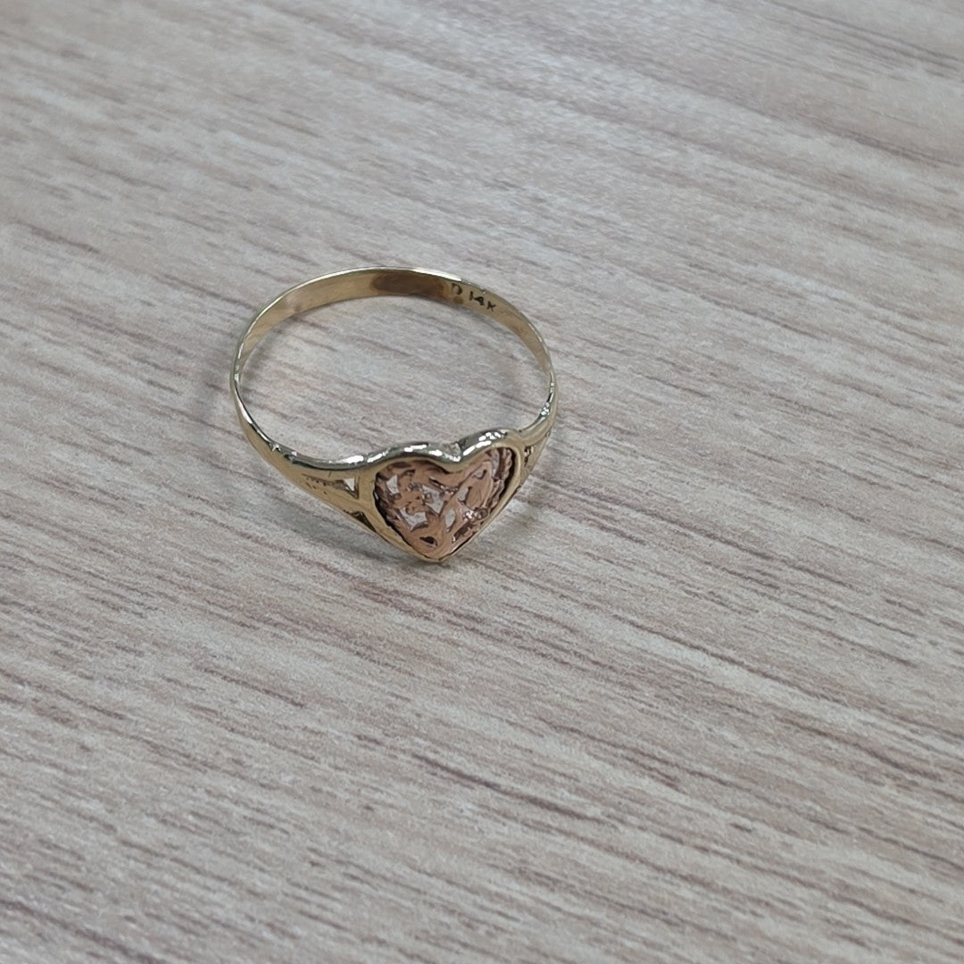 ANILLITO ORO,ORO COMBINADO 14 K 1,20 GRMS (SEMINUEVO)