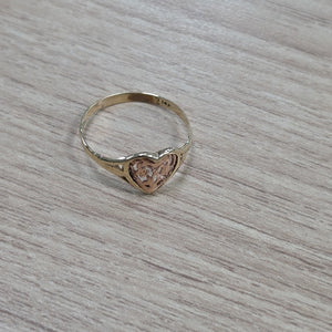 ANILLITO ORO,ORO COMBINADO 14 K 1,20 GRMS (SEMINUEVO)